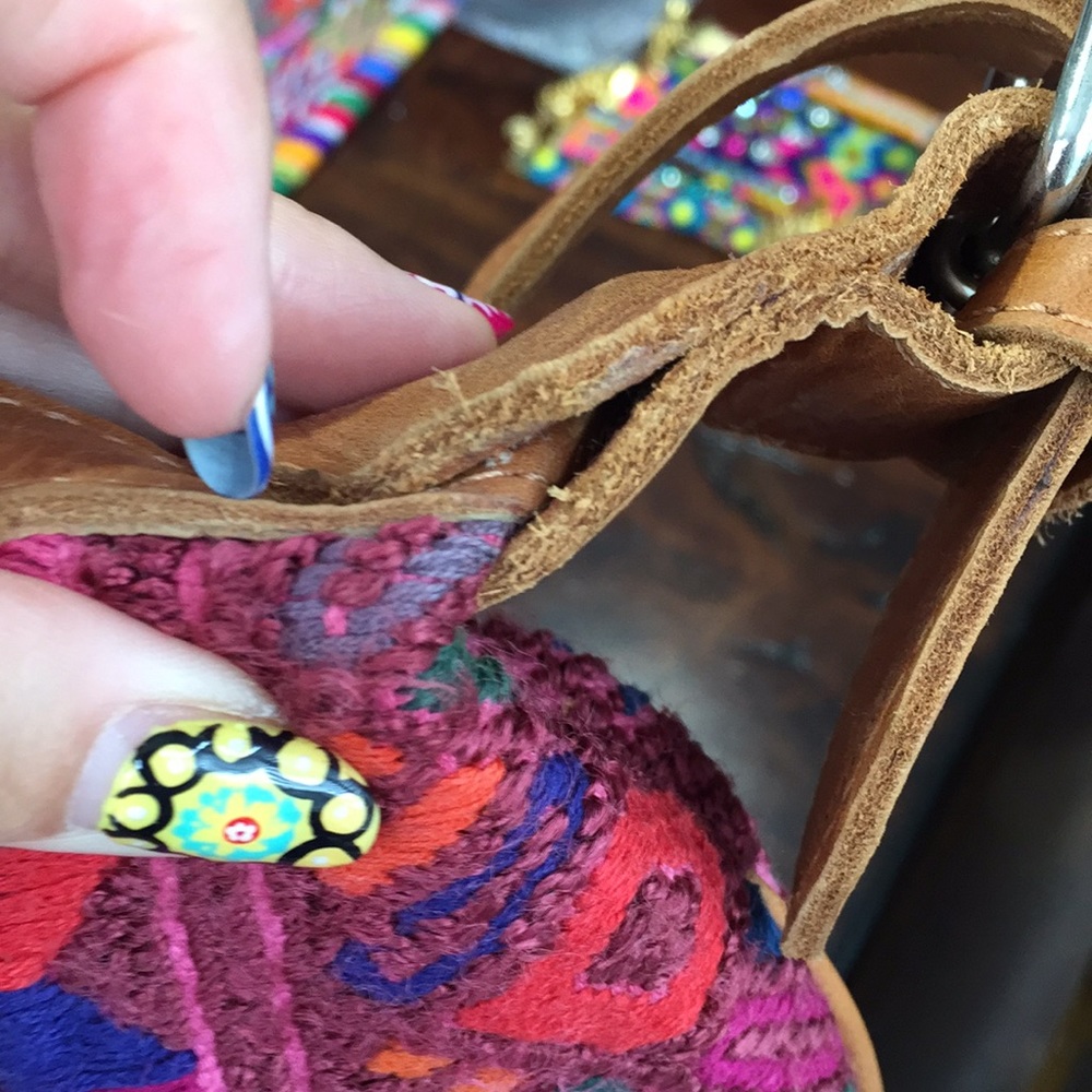 G+D huipil textile overnight bag NOT nena and co - Picture 5 of 5